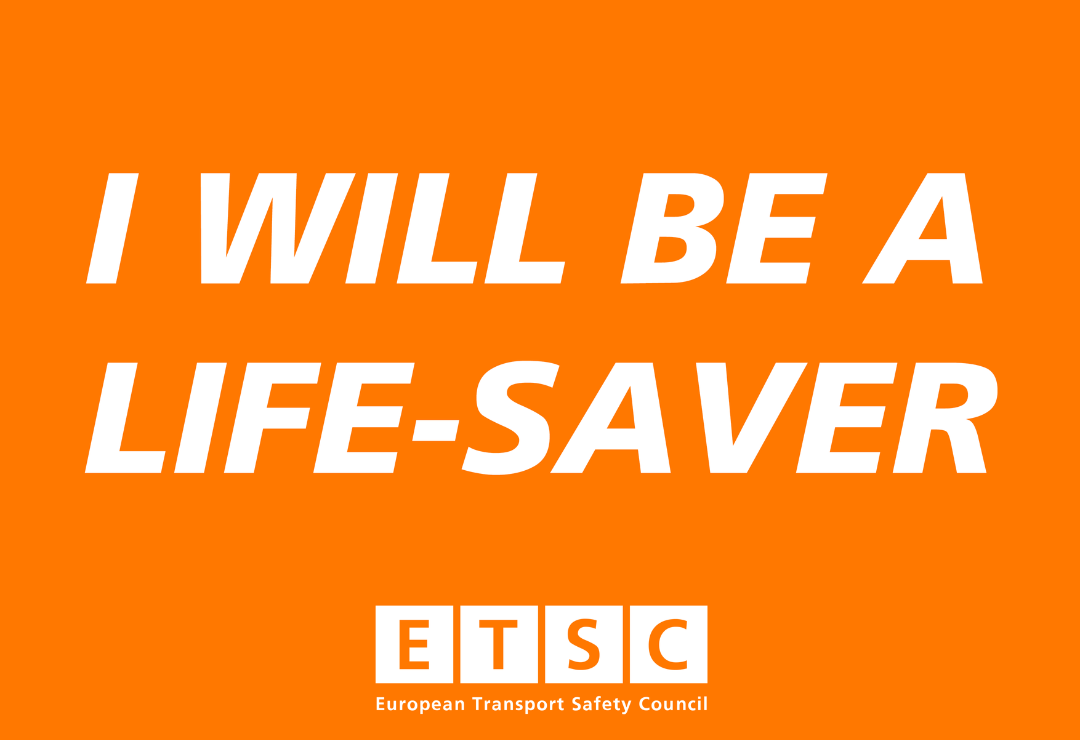 ETSC puts spotlight on road safety for new mandate in ‘I will be a life-saver’ campaign