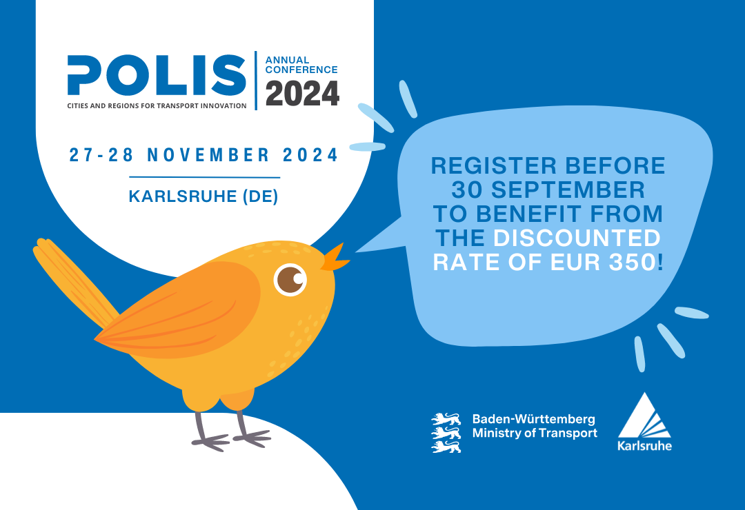 Early-bird registrations for the Annual POLIS Conference 2024 end soon!