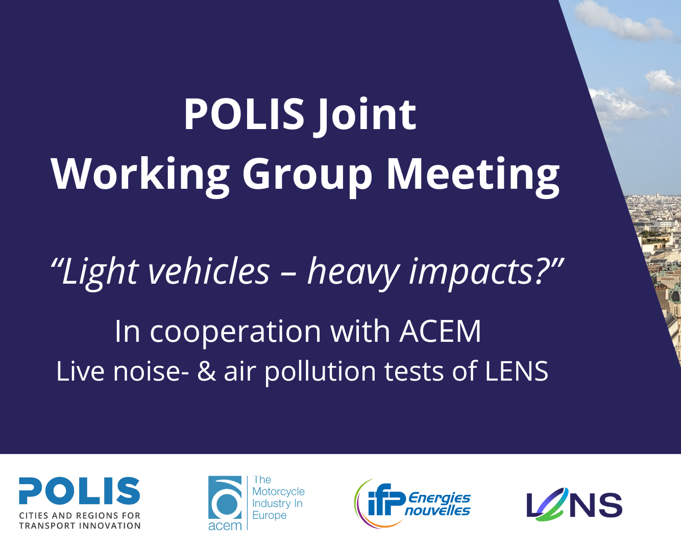 POLIS hosts largest cross-cutting Working Group on urban mobility solutions